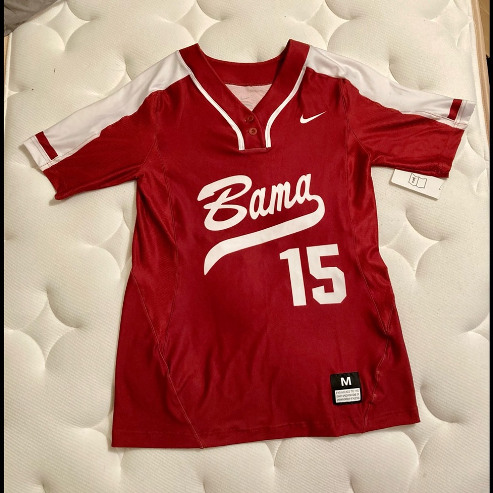 New with tags women’s Nike size large short sleeve Alabama Crimson Tide jersey